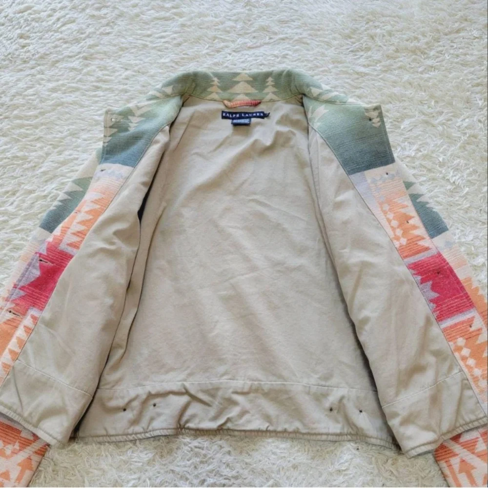 Vintage Ralph Lauren Navajo / Native inspired jacket - Picture 4 of 8